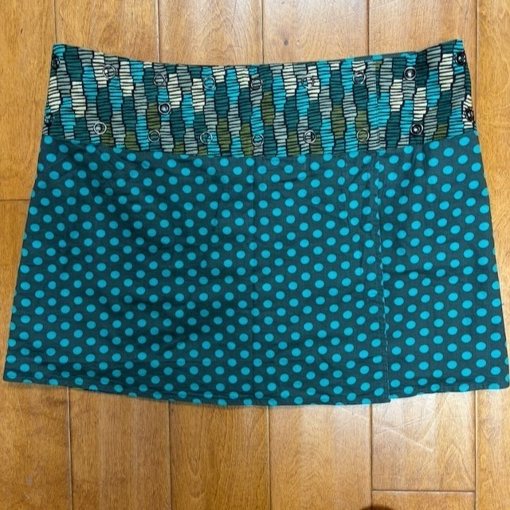 Boom Shankar Womens Wrap Skirt One Size Polka Dots Hippie Boho Beach‎ Festival